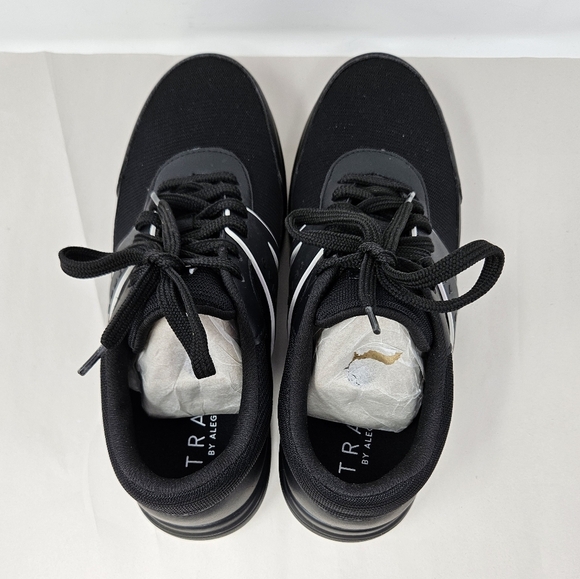 Traq By Alegria Sneakers Mens Sz 41/8 Black Mesh Smart Shoes Slip Resistant - Picture 4 of 12
